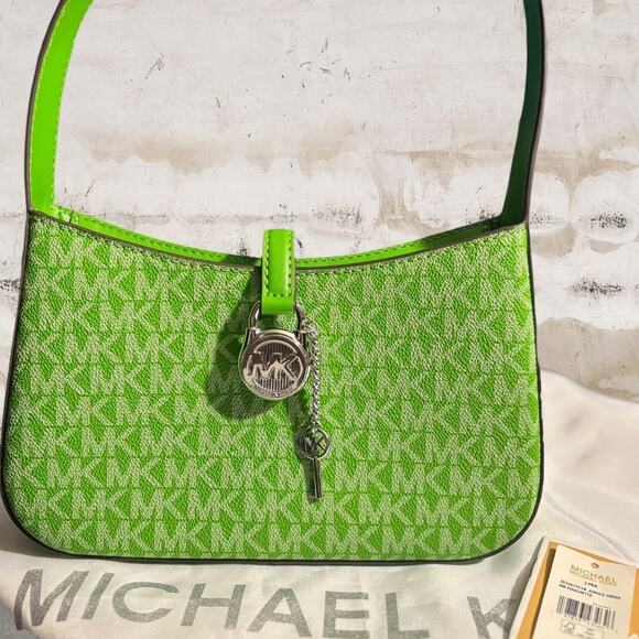Michael Kors Handbags - Michael Kors Green Shoulder Bag